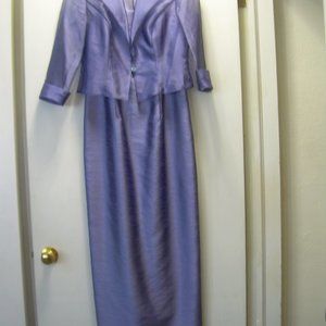 2 piece evening dress